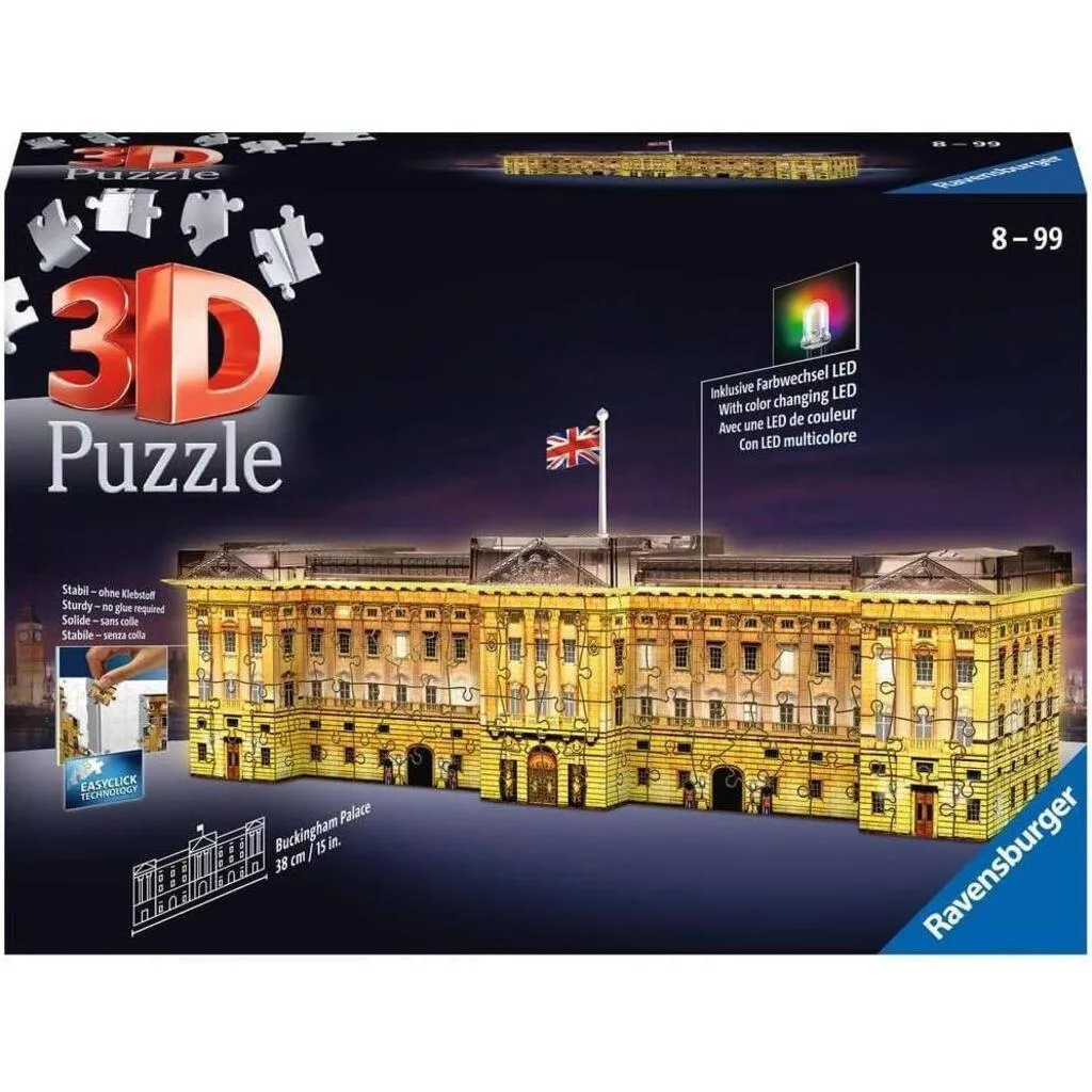 Ravensburger 3D Buckingham Palace Night Edition