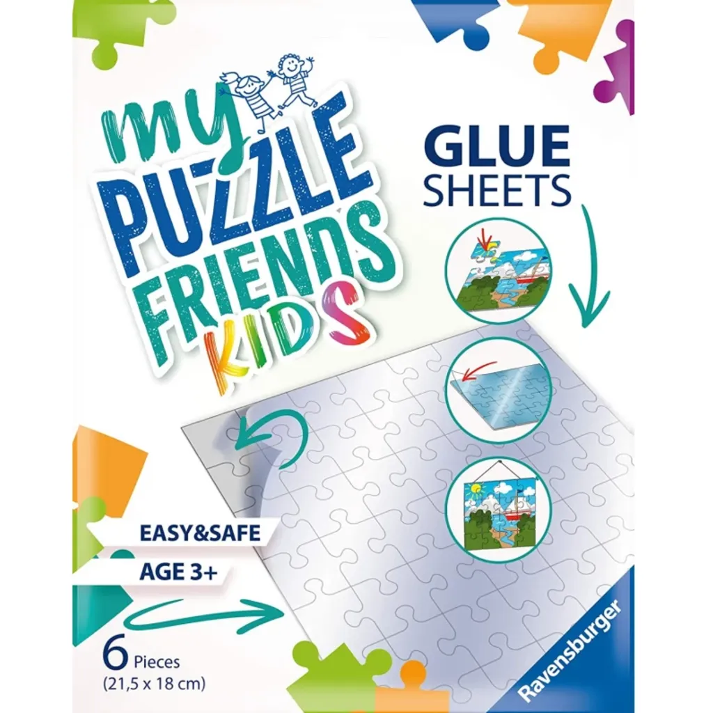 Ravensburger My Puzzlefriends Glue Scheet
