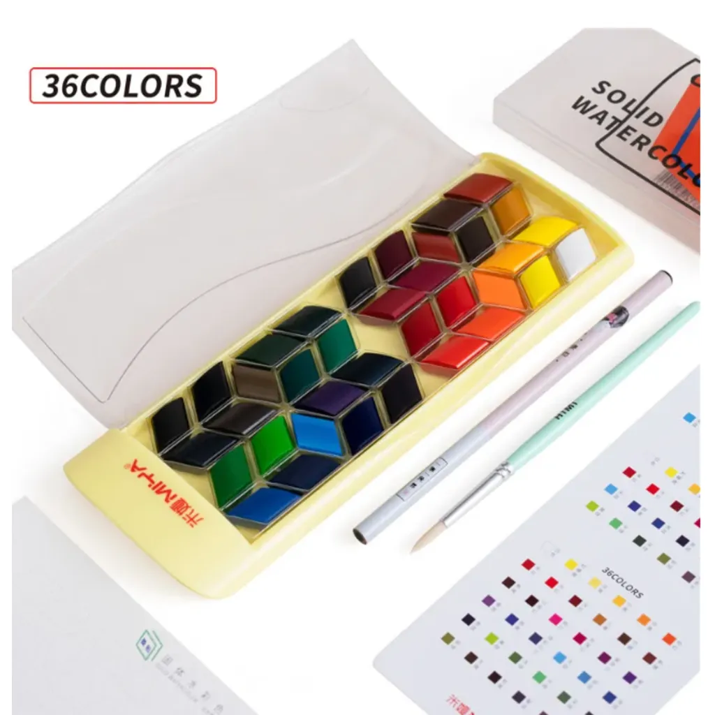 Miya Himi Rhombus Solid Watercolor Kits 36colors