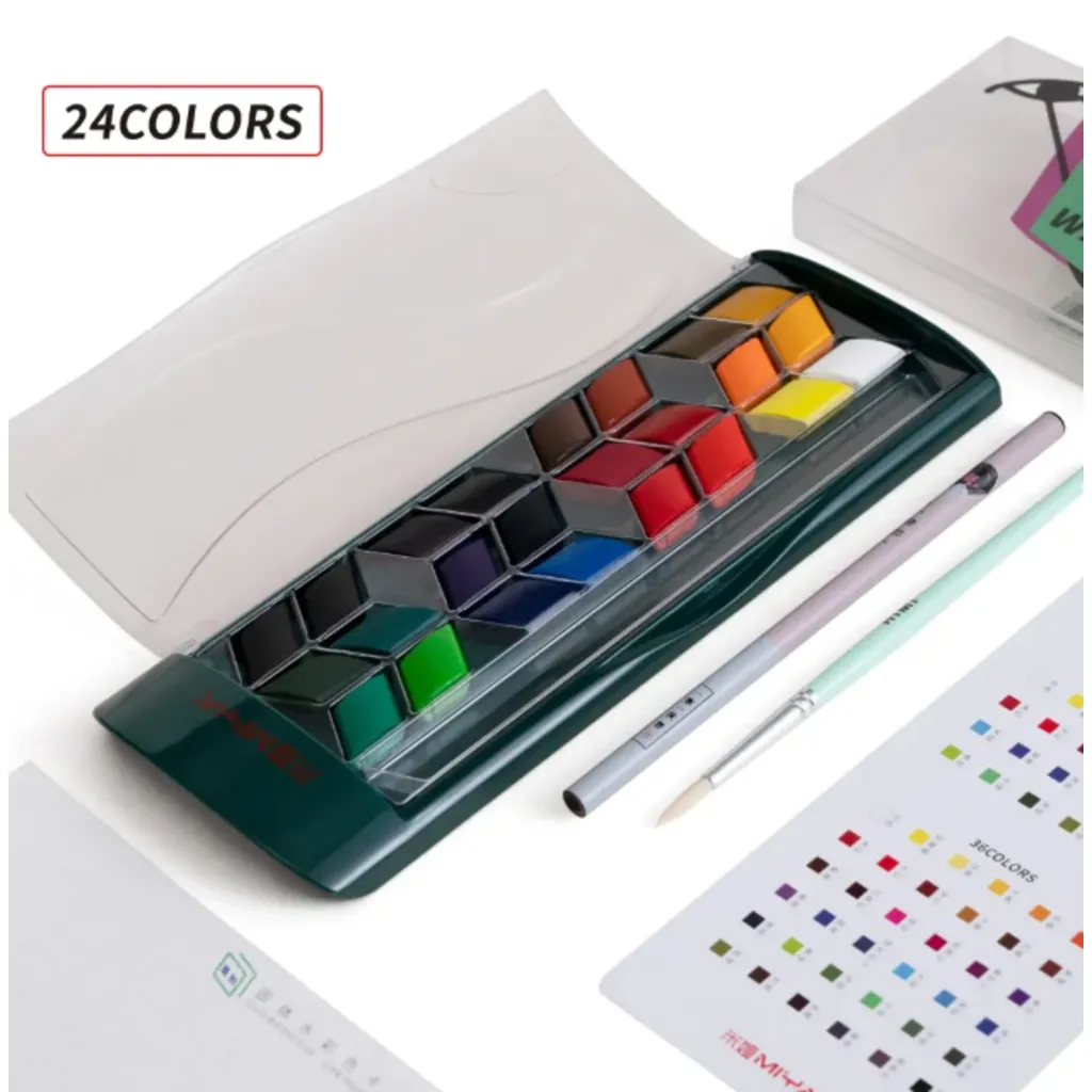 Miya Himi Rhombus Solid Watercolor Kits 24colors