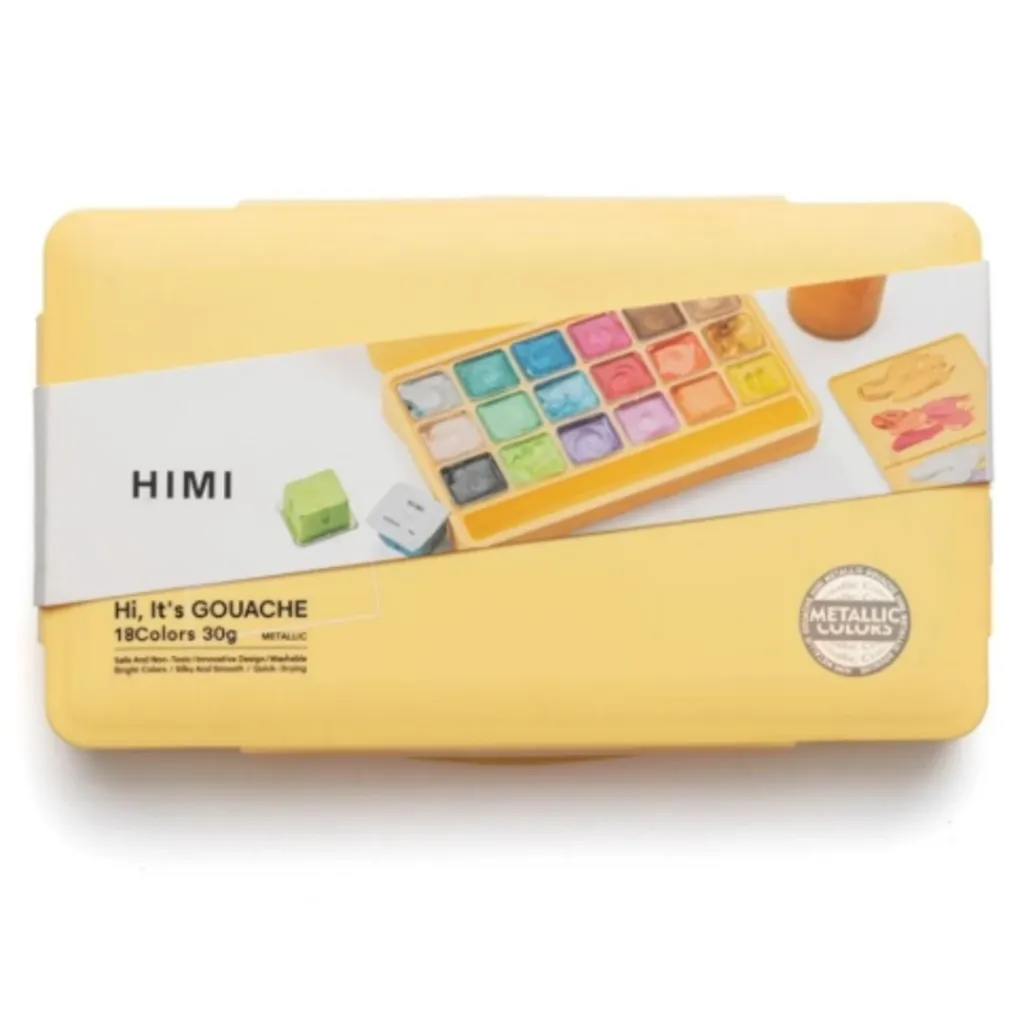 Miya Himi Metallic Gouache Paint Set 30g/18colors