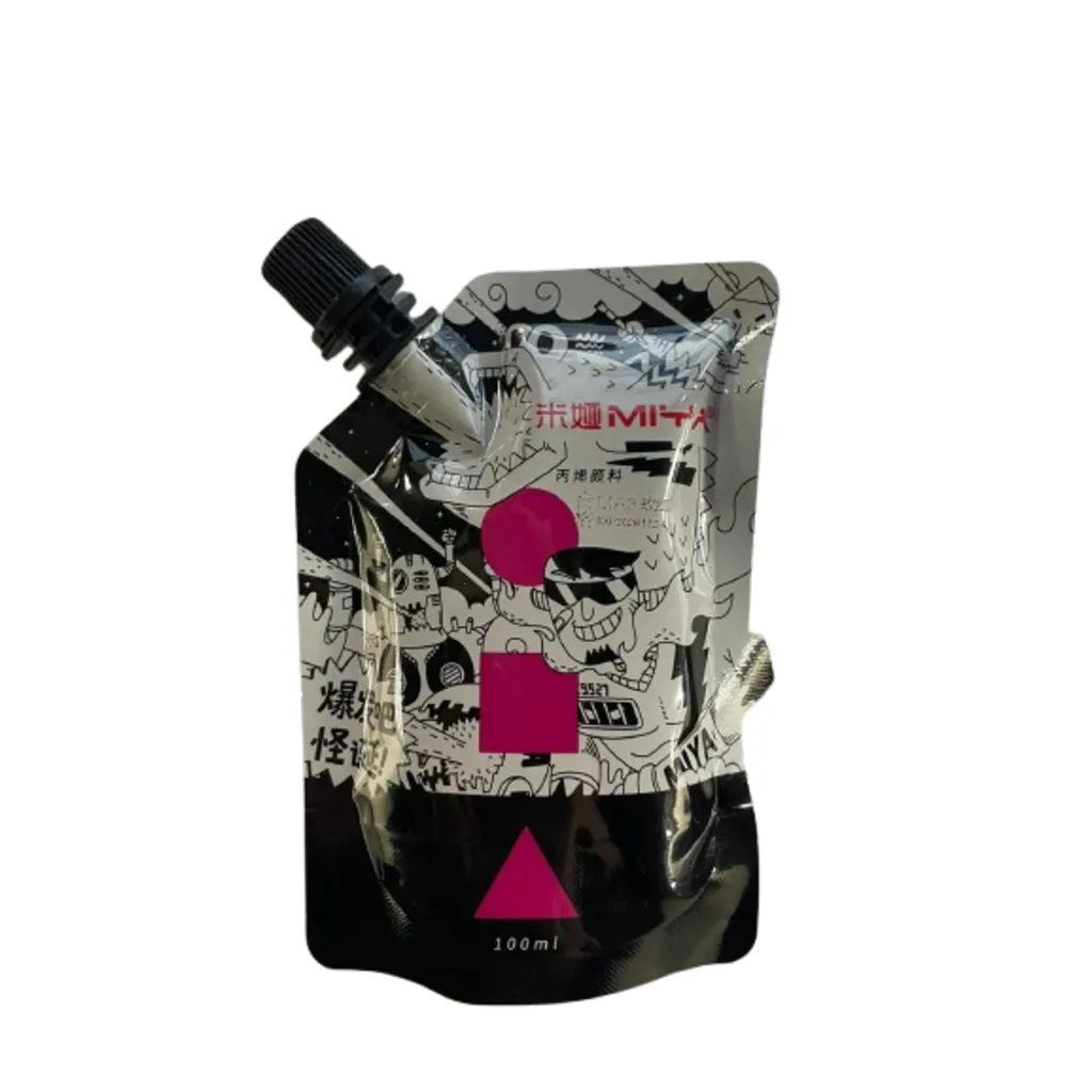 Miya Weird Acrylic Paint Cc Refill, 100ml, Bag, Rose
