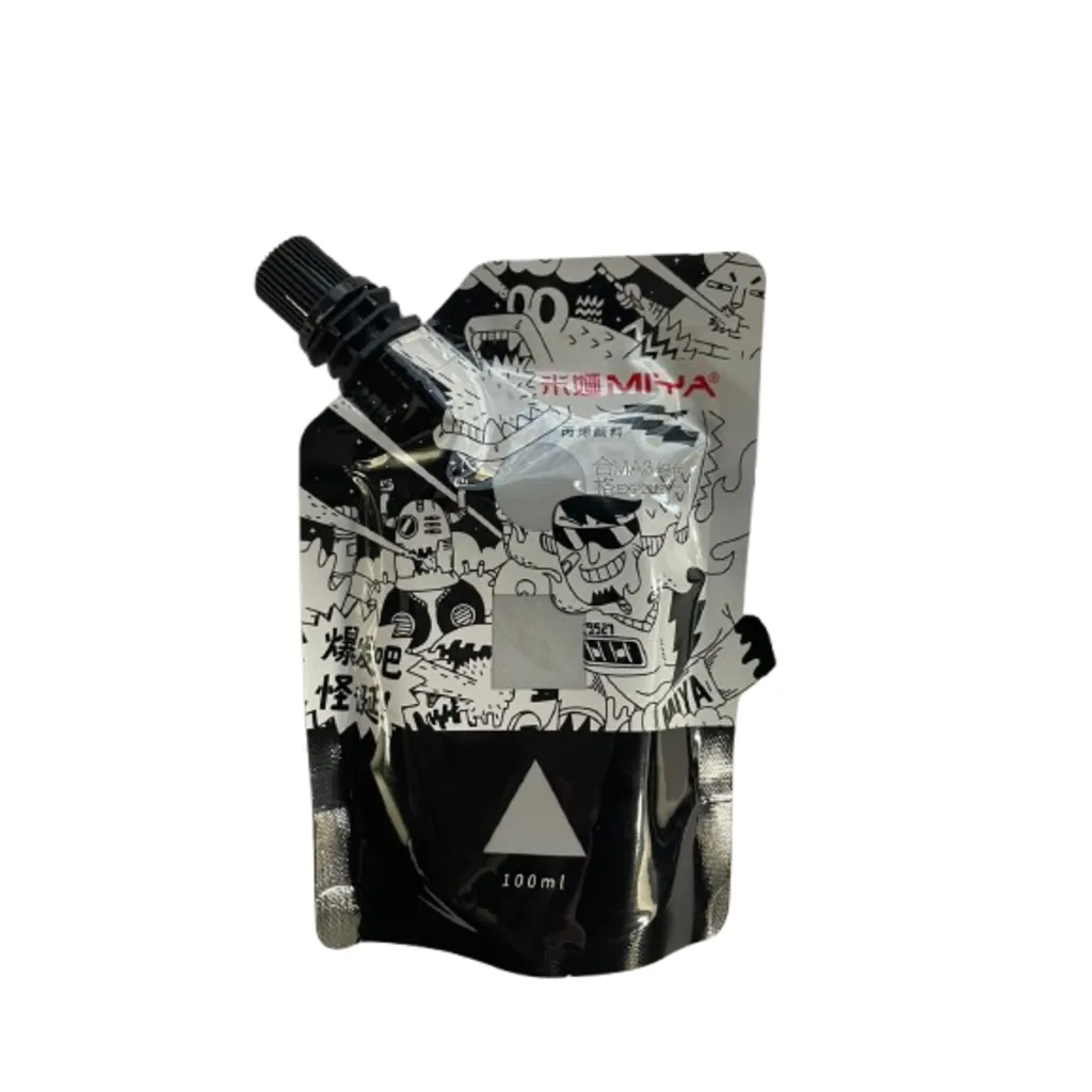 Miya Weird Acrylic Paint Cc Refill, 100ml, Bag, Silver
