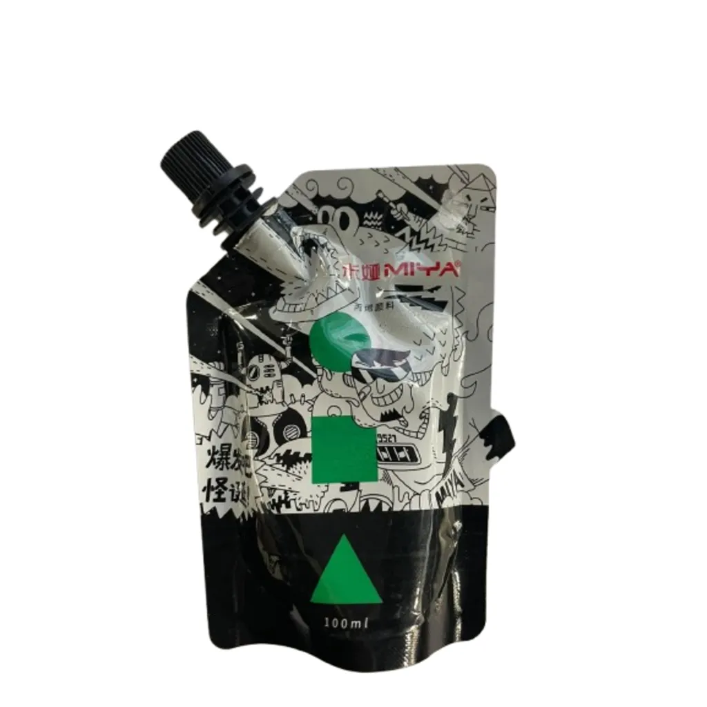 Miya Weird Acrylic Paint Cc Refill, 100ml, Bag, Medium Green