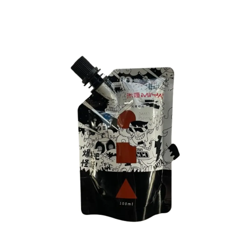 Miya Weird Acrylic Paint Cc Refill, 100ml, Bag, Red Deep