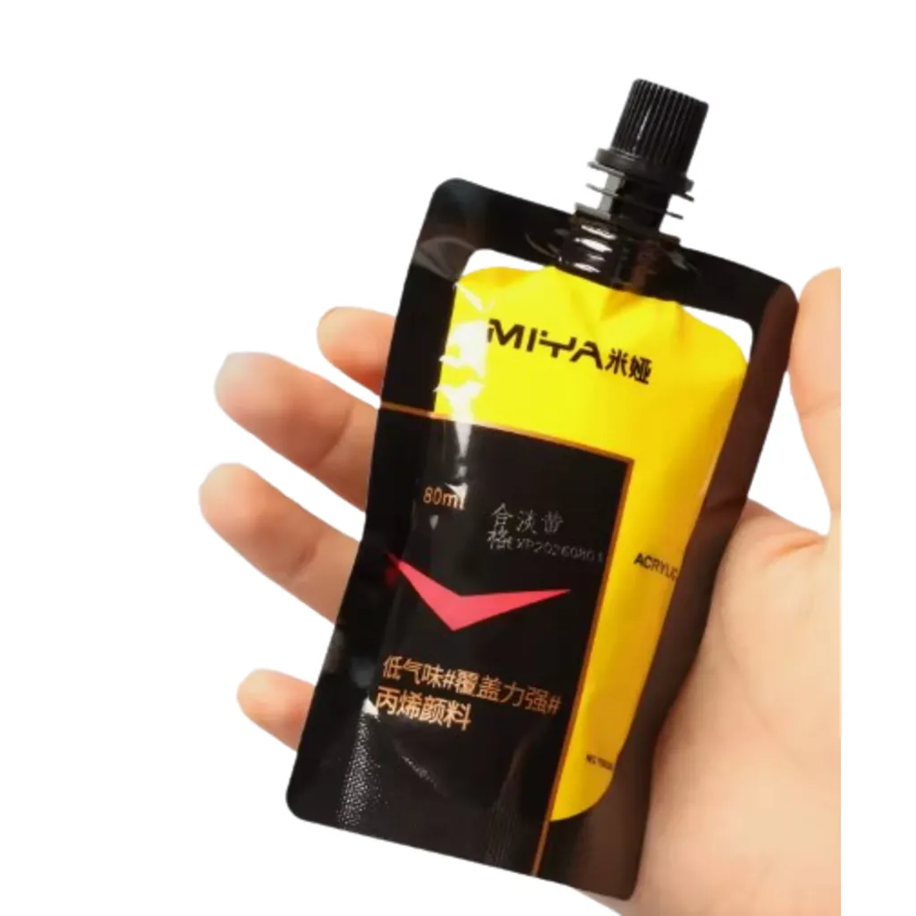 Miya BlackKnight Acrylic Paint Cc Refill, 80ml, Bag, Lemon Yellow