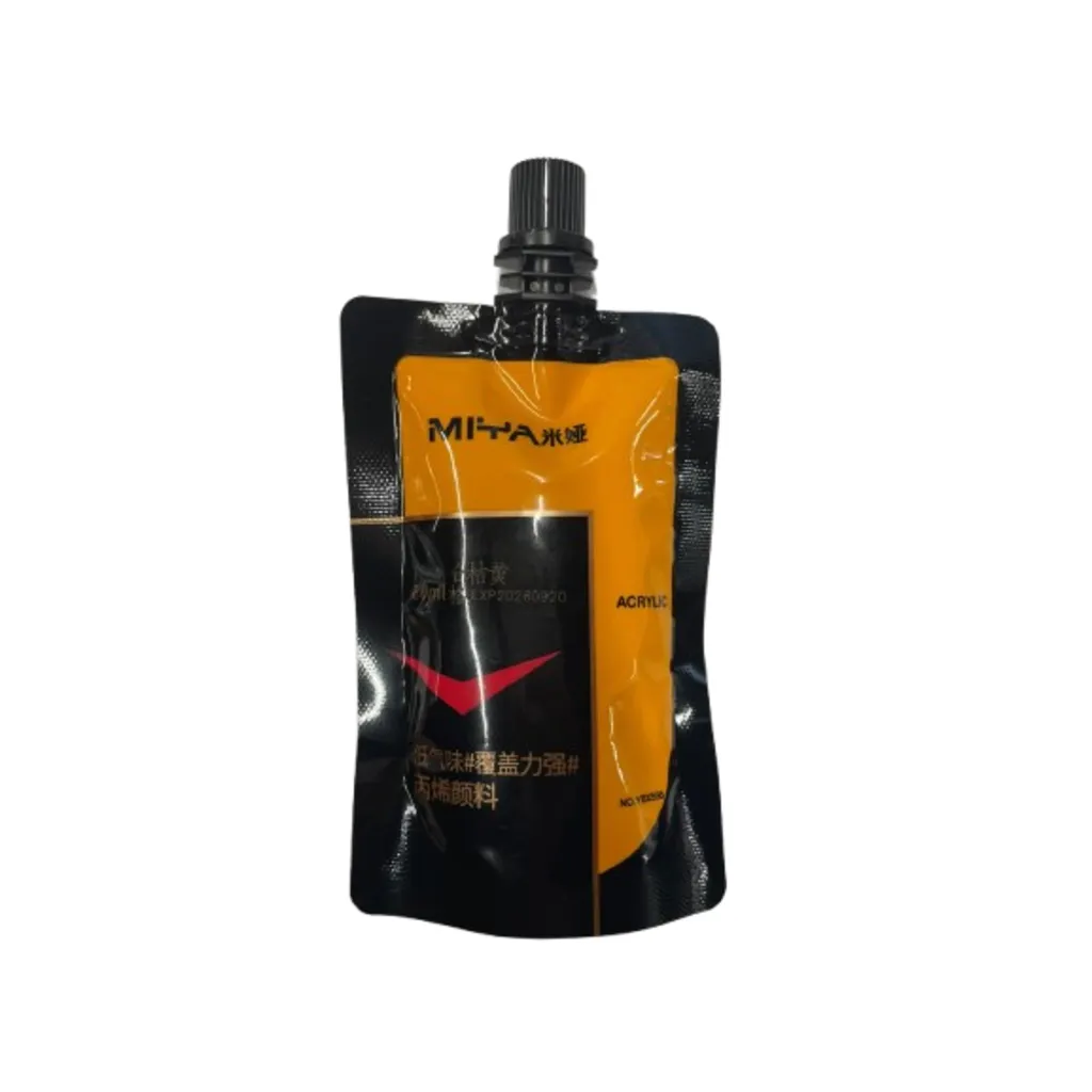 Miya BlackKnight Acrylic Paint Cc Refill, 80ml, Bag, Orange