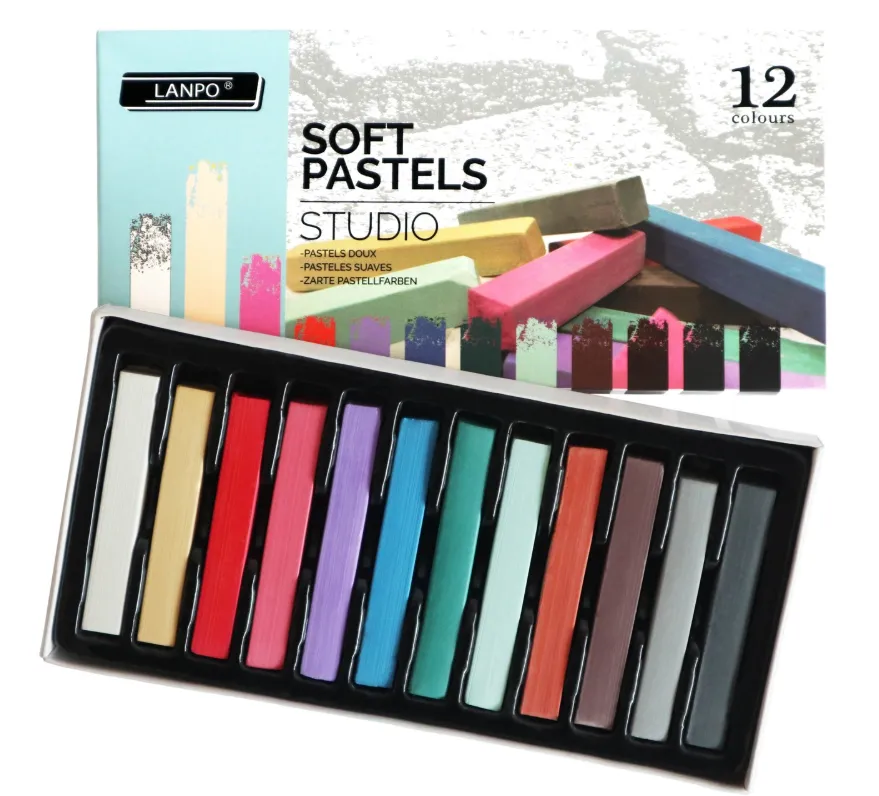 [LSP12S] Nanchang Lanpo Studio Quality Soft Pastel 12 Colors
