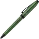 Cross Townsend Matte Green PVD Micro-knurl Ballpoint Pen