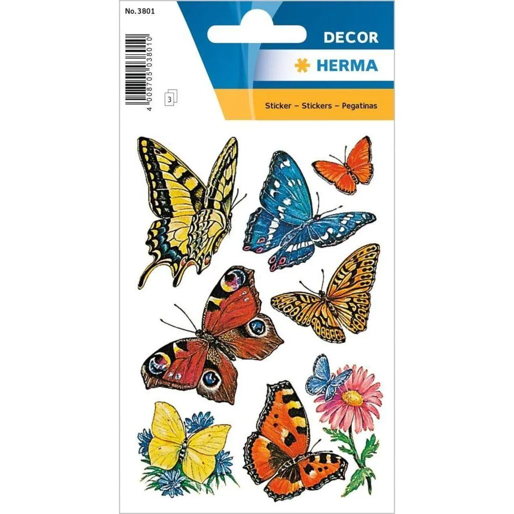[3801] Herma Sticker Decor Butterflies