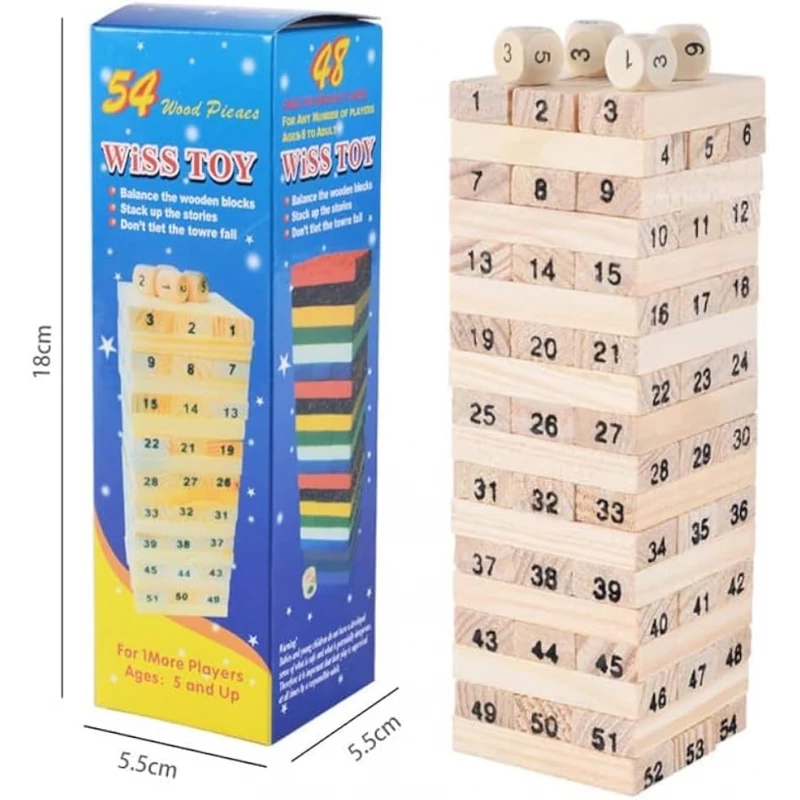 Wiss Toy Wooden Jenga