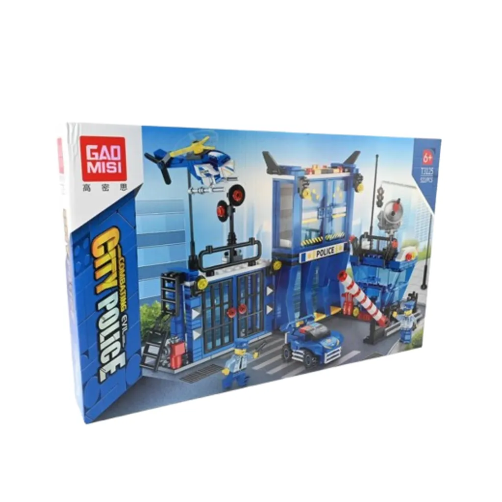 [T3125] Gad Misi Police Station Building Blocks