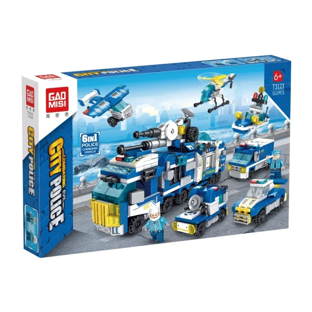[T3123] Gad Misi 6-in-1 City Police