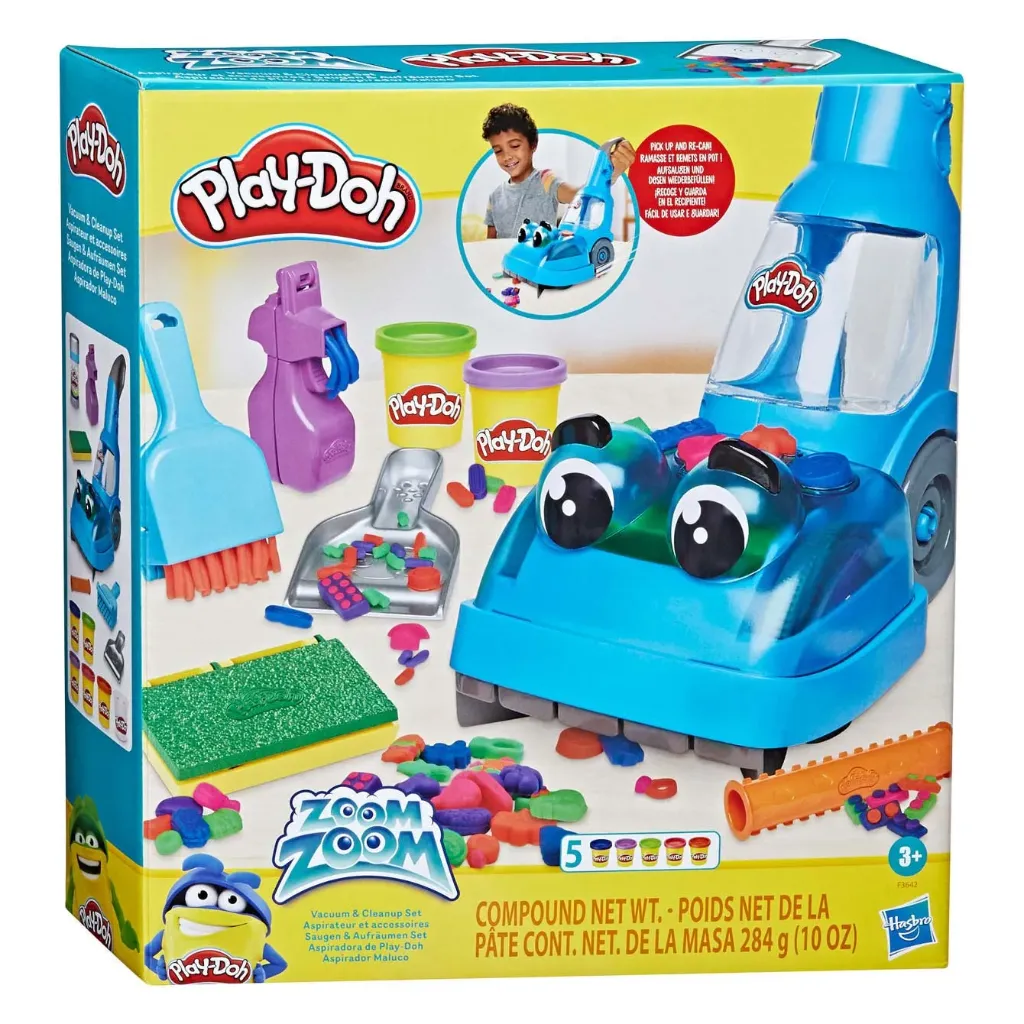 [F3642] Play-Doh Zoom Zoom Vacuum and Cleanup Playset