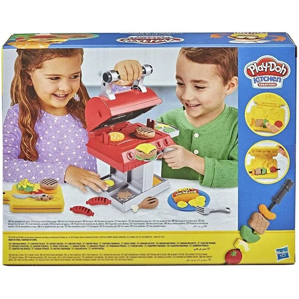 [F0652] Play-Doh Kitchen Creations Barbecue Grill n Stamp Playset