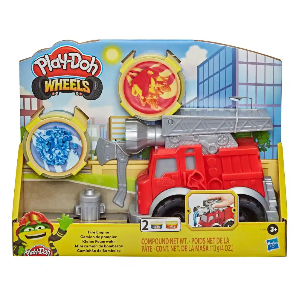 [F0649] Play-Doh Wheels Fire Engine Playset