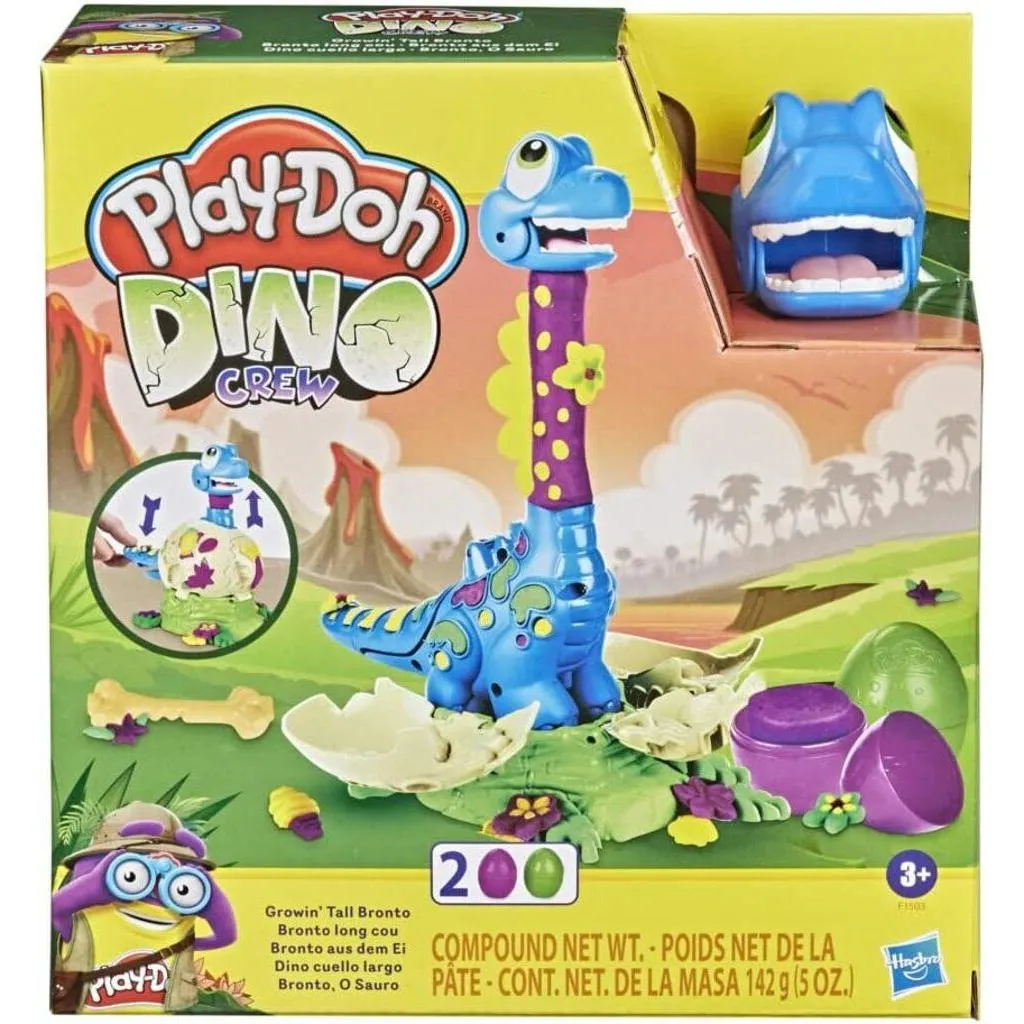 [F1503] Play-Doh Dino Crew Growin Tall Bronto