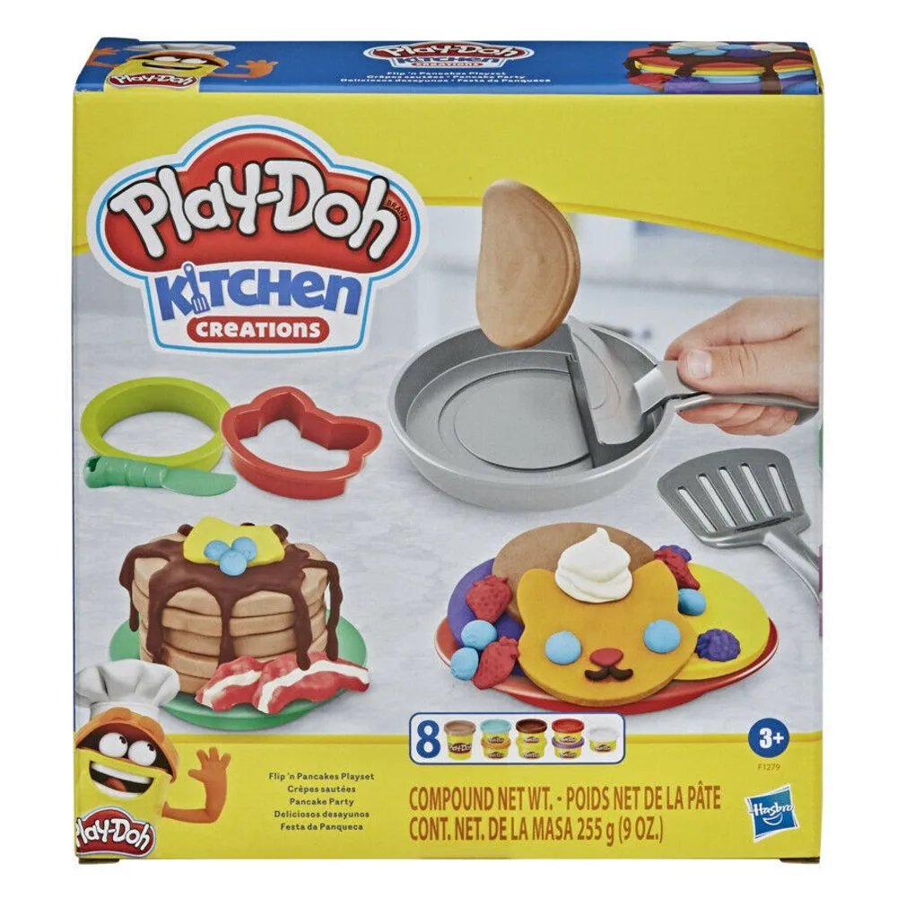 [F1279] Play-Doh Kitchen Creations Flip n Pancakes Playset