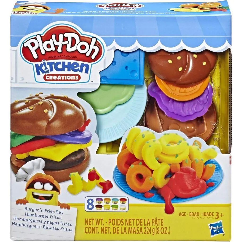 [E5472] Play-Doh Kitchen Creations Burger and Fries