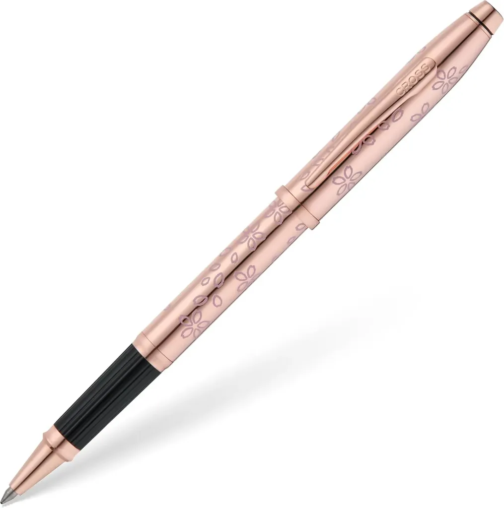 [AT0085WG-169] Cross Century II Cherry Blossom Rose Gold Plated Rollerball Pen