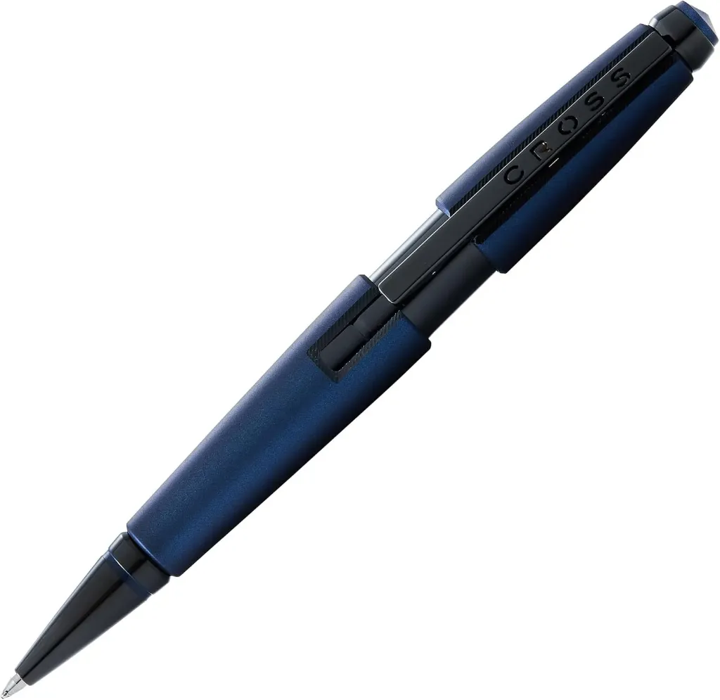 [AT0555-12] Cross Edge Matte Blue Lacquer Gel Rollerball Pen
