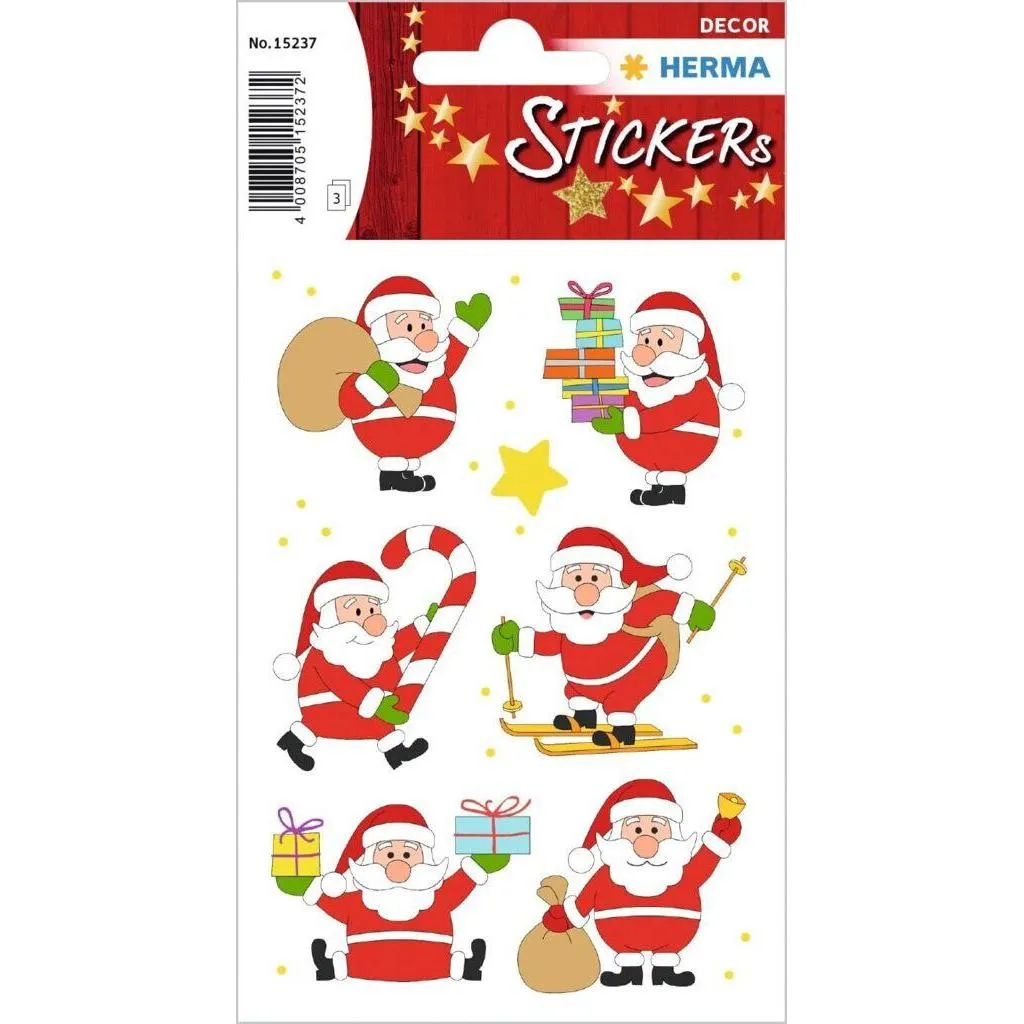 [15237] Herma Sticker Decor Friend Santa Clause
