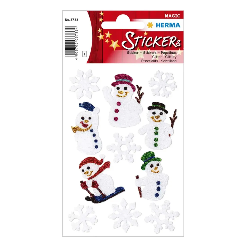[3733] Herma Sticker Glittering Christmas Time 3733