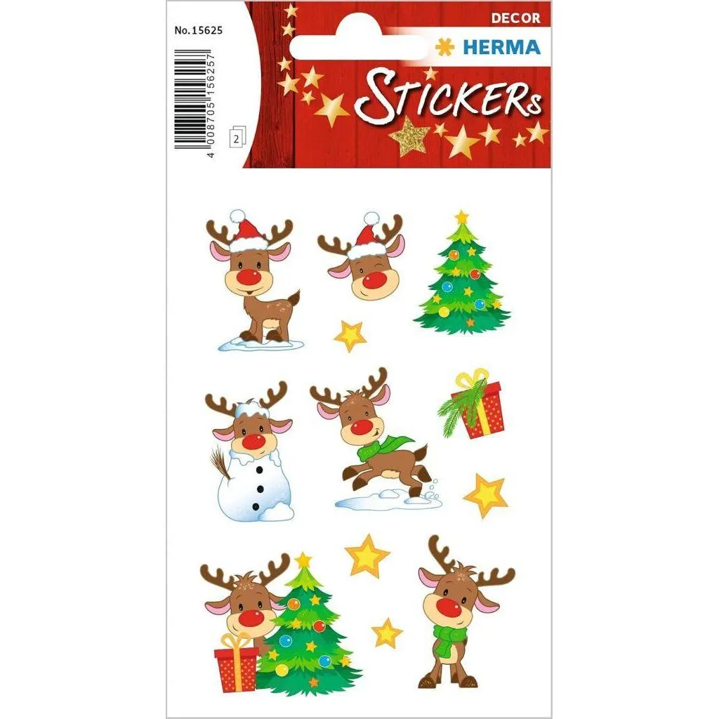 Herma Sticker Glittering Christmas Time