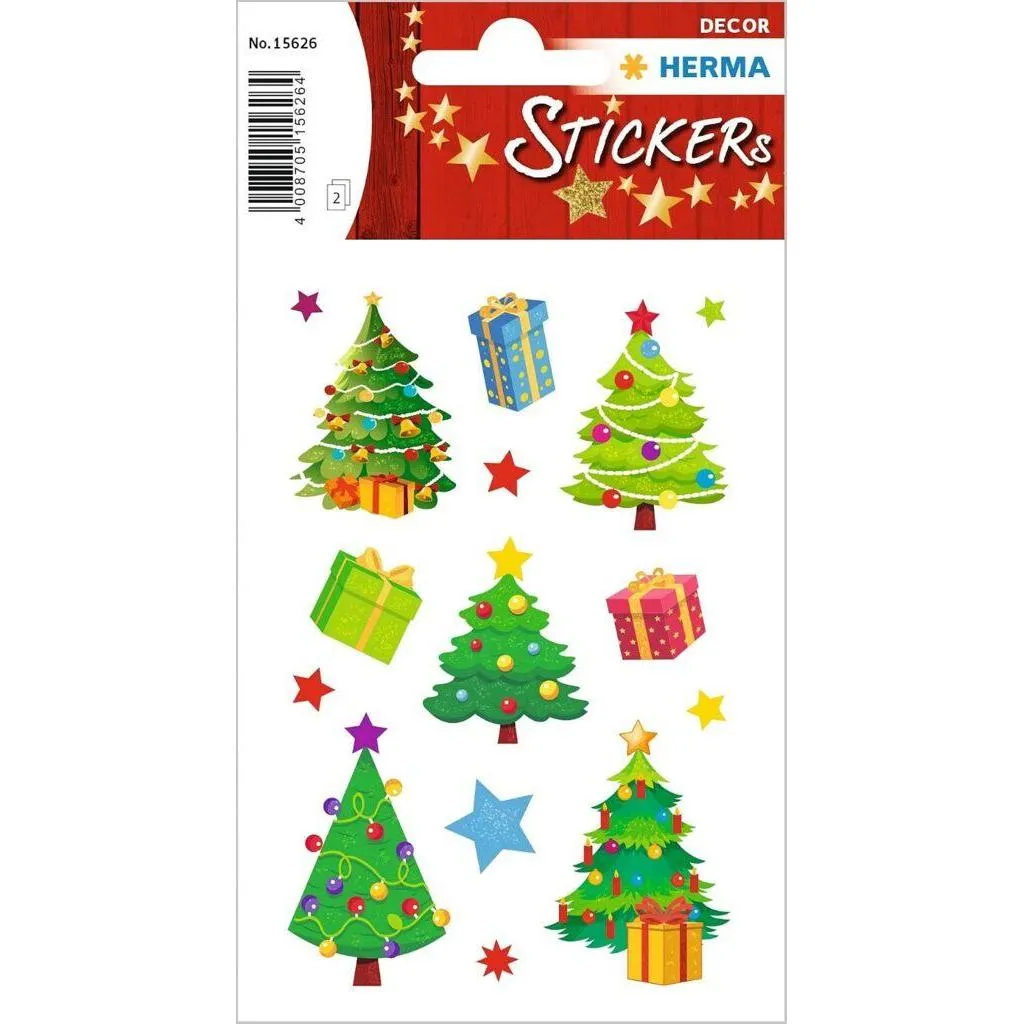 Herma Sticker Glittering Christmas Time