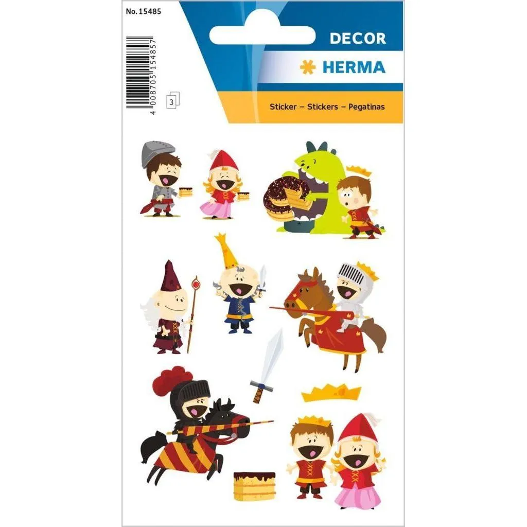 [15485] Herma Sticker Decor Little knight