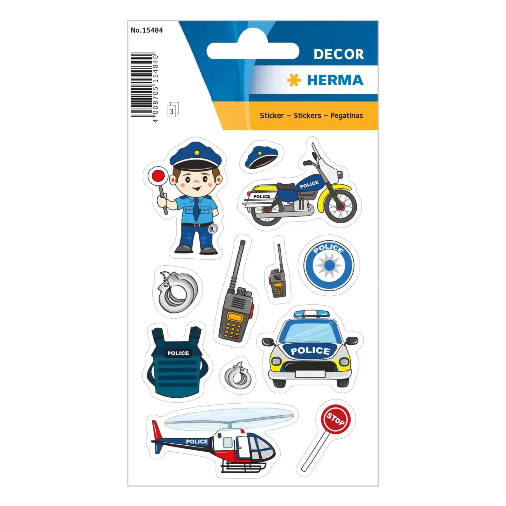 [15484] Herma Sticker Decor Police