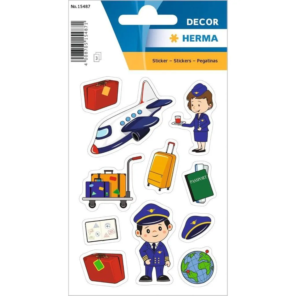 [15487] Herma Sticker Decor Pilot