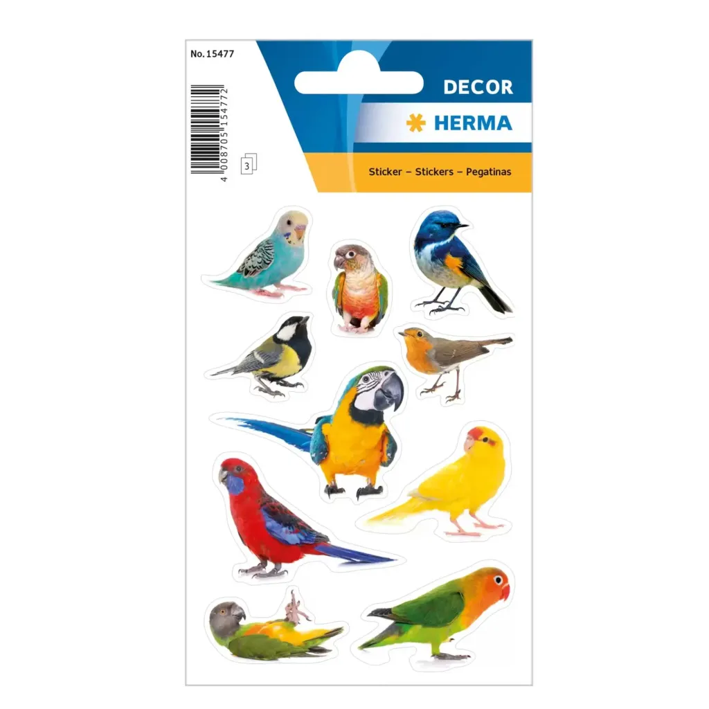 [15477] Herma Sticker Decor Birds