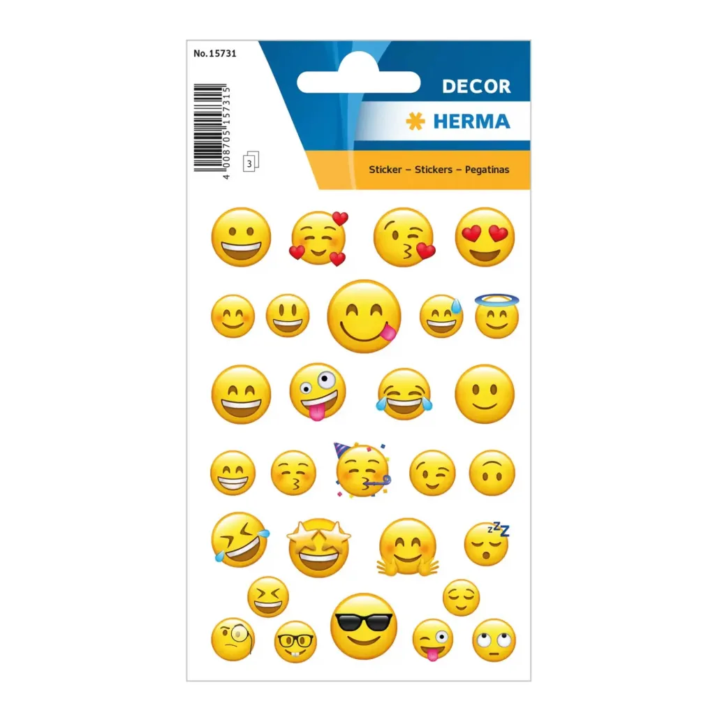 [15731] Herma Sticker Decor Lovely Emoji