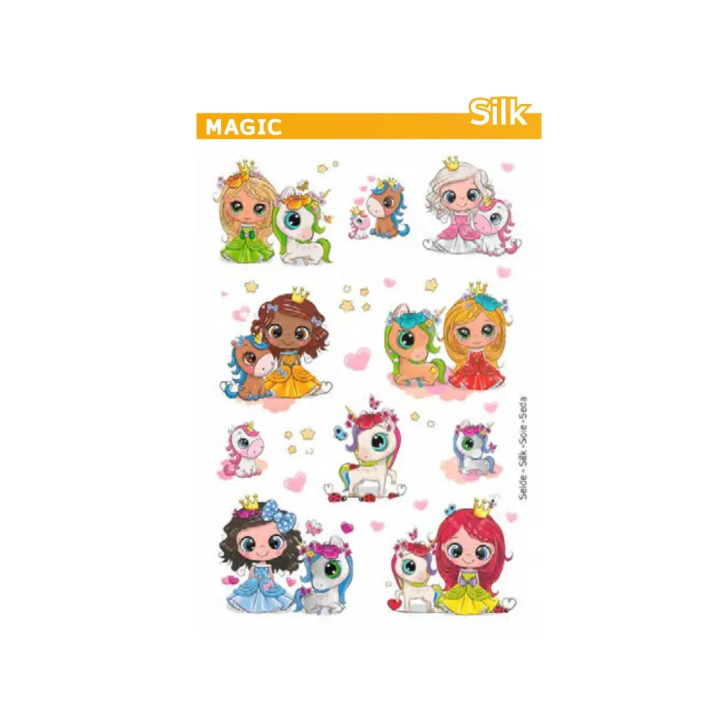 [15741] Herma Sticker Magic Princess Sweetie & Friends Silk