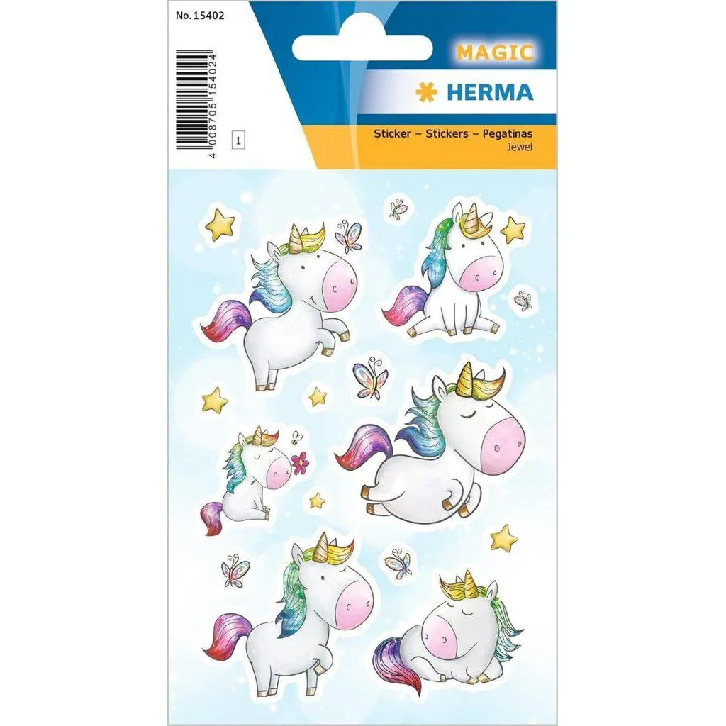 [15402] Herma Sticker Magic Unicorn Star Dust Jewel