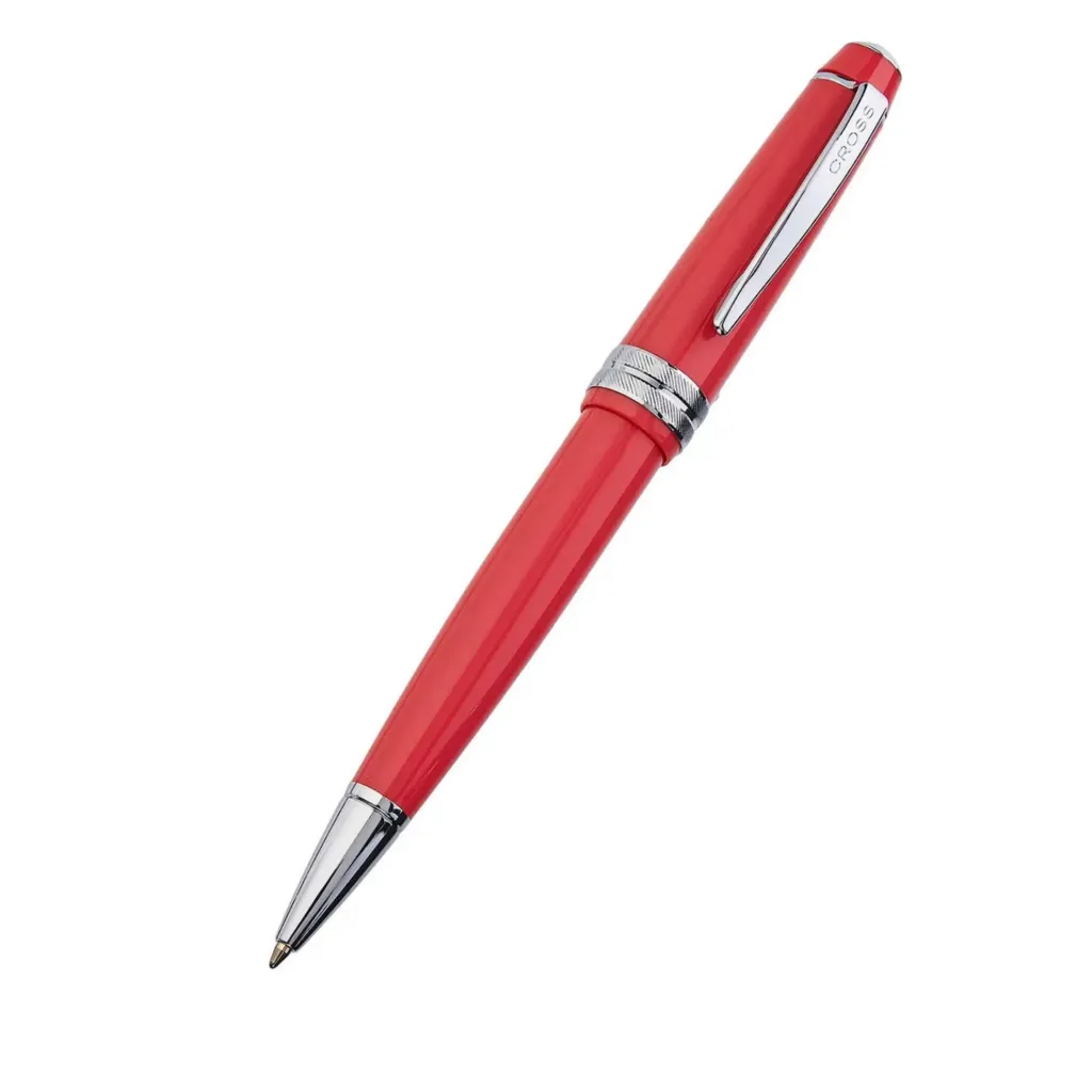 [AT0742-7] Cross Bailey Light Polished Red Resin with Polished Chrome Appointments Ballpoint Pen
