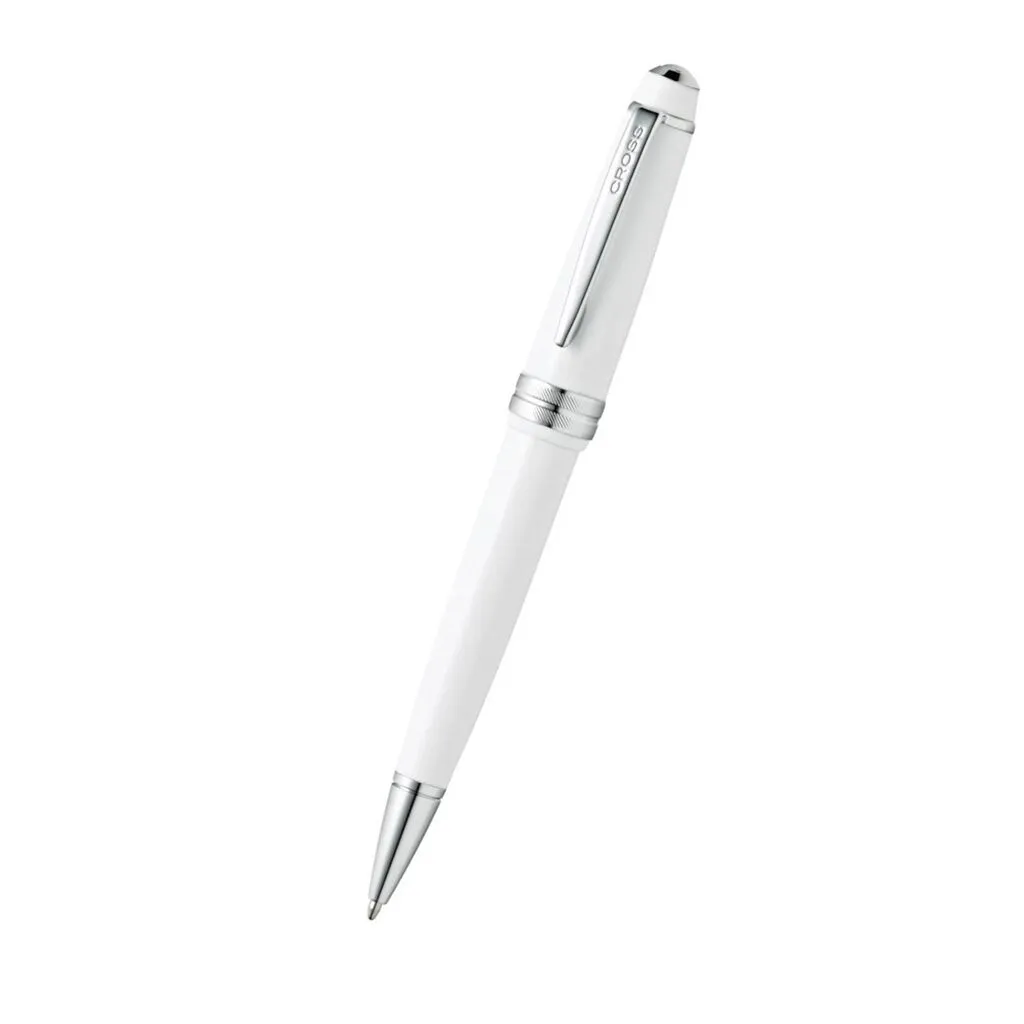 [AT0742-2] Cross Bailey Light Polished White Resin with Polished Chrome Appointments Ballpoint Pen