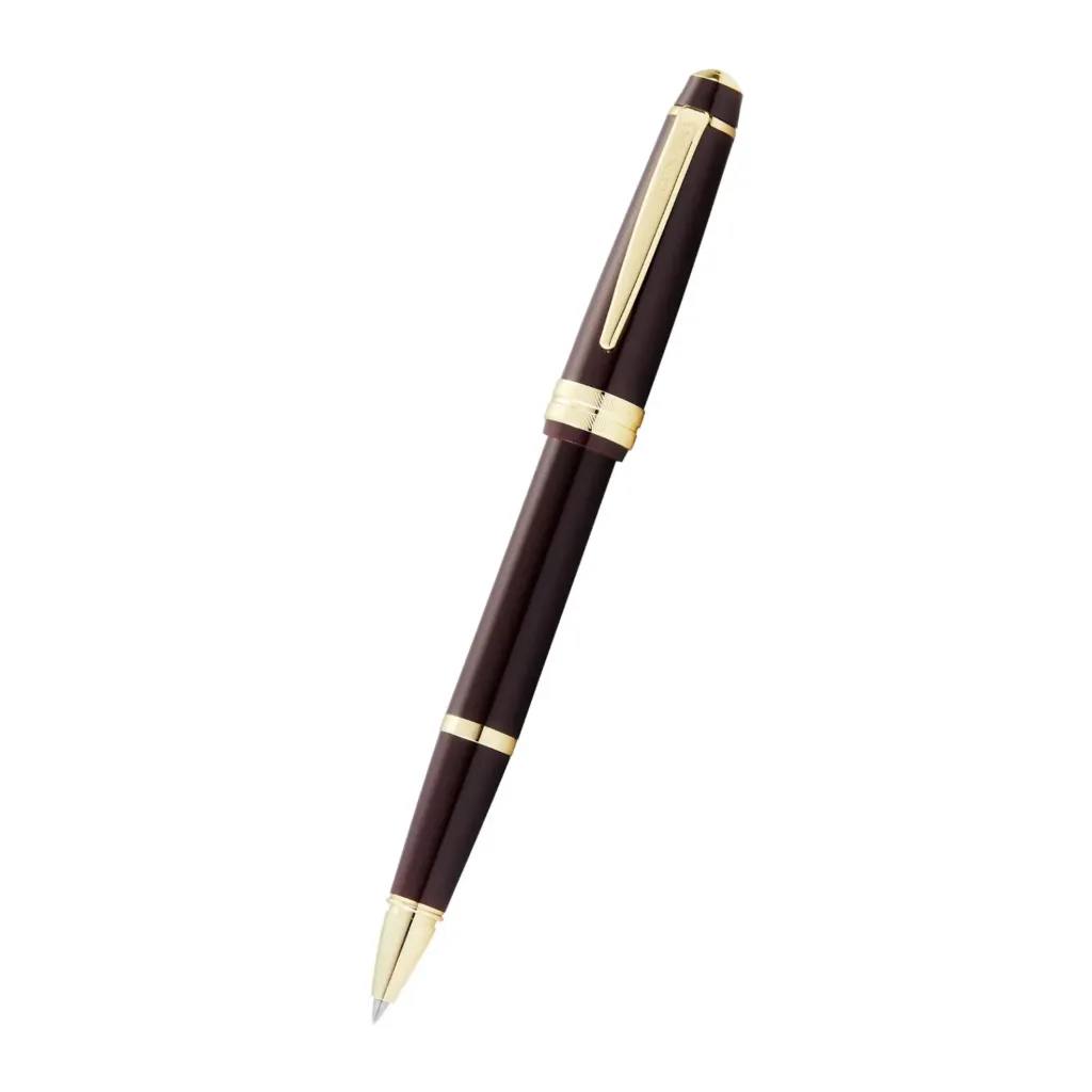 [AT0745-11] Cross Bailey Light Polished Burgundy Resin and Gold Tone Rollerball Pen