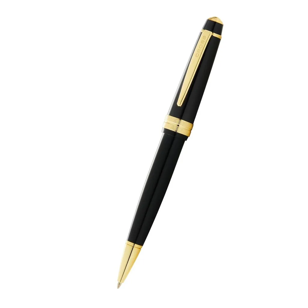 [AT0742-9] Cross Bailey Light Polished BlackResin and Gold Tone Ballpoint Pen