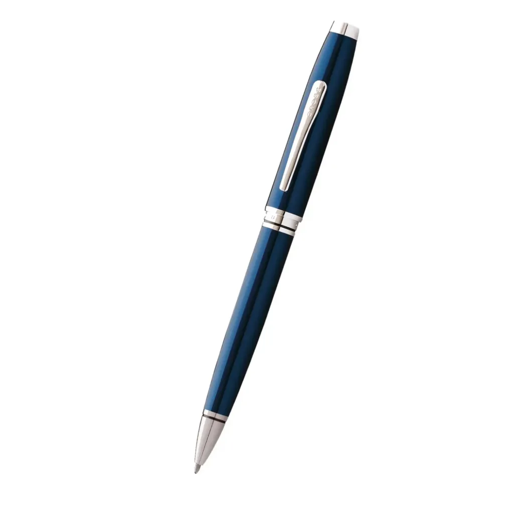 [AT0662-9] Cross Coventry Blue Lacquer with Polished Chrome Appointments Ballpoint Pen