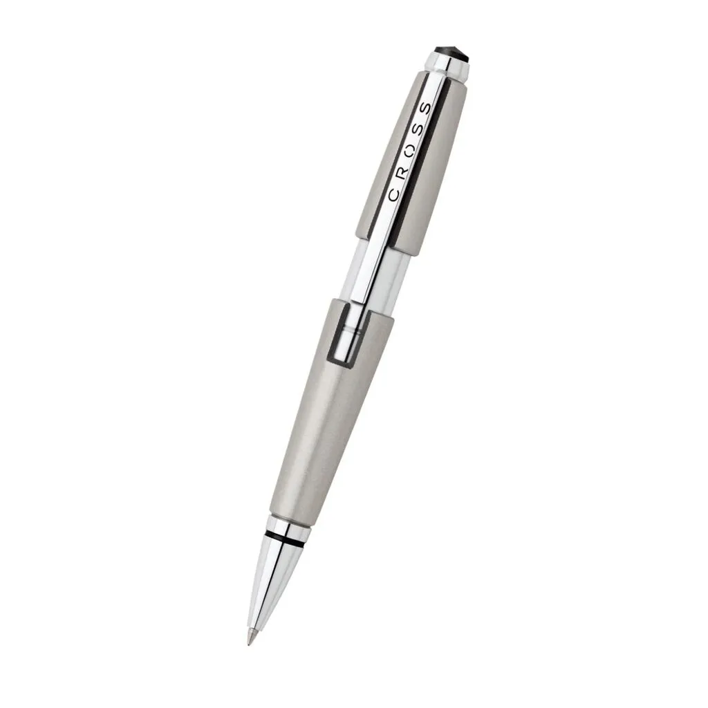 [AT0555-5] Cross Edge Sonic Titanium with Polished Chrome Appointments Selectip Rollerball Pen