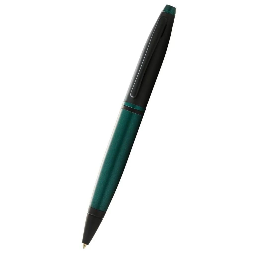 [AT0112-25] Cross Calais Matte Green and BlackLacquer with BlackLacquer Appointments Ballpoint Pen