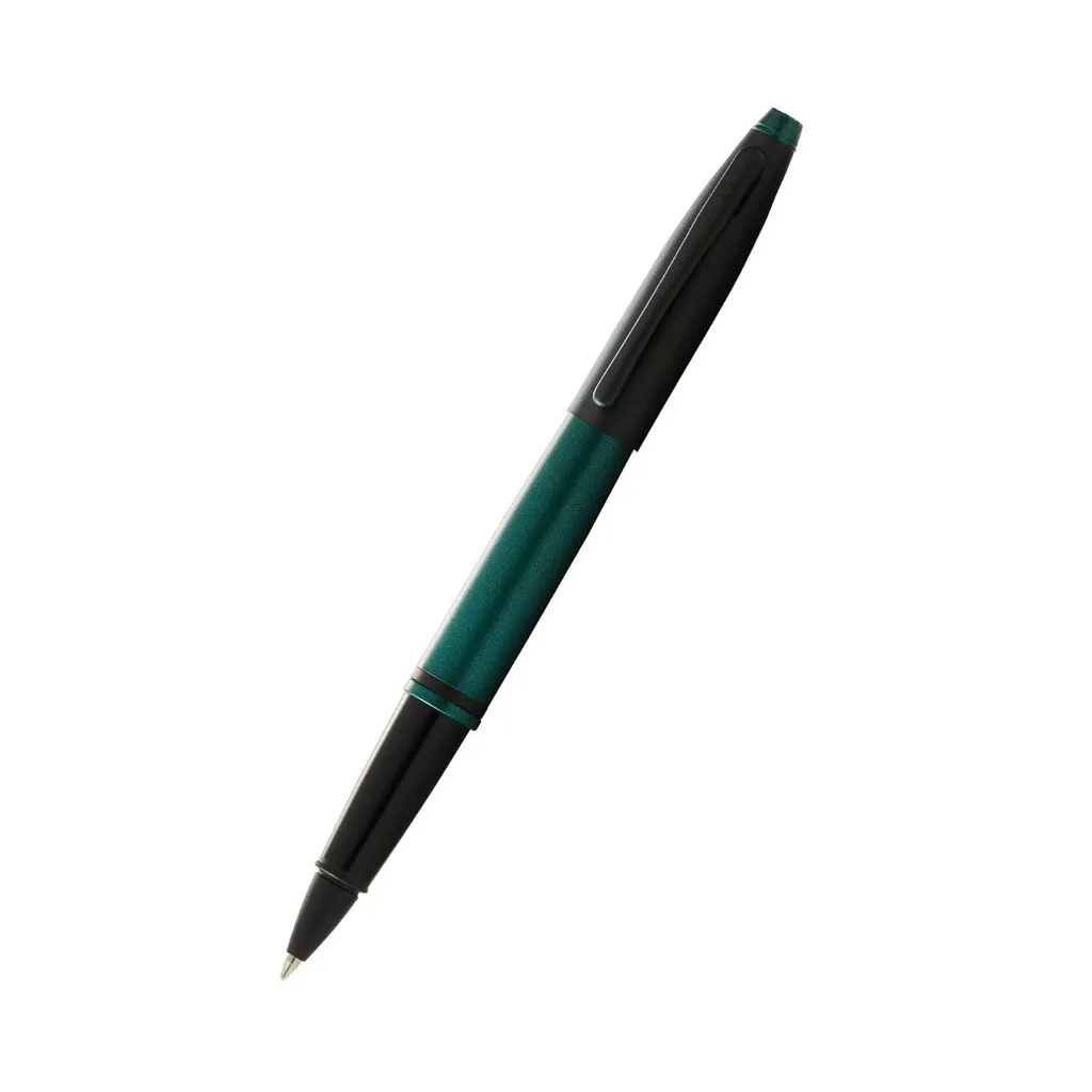 [AT0115-25] Cross Calais Matte Green and BlackLacquer with BlackLacquer Appointments Selectip Rollerball Pen