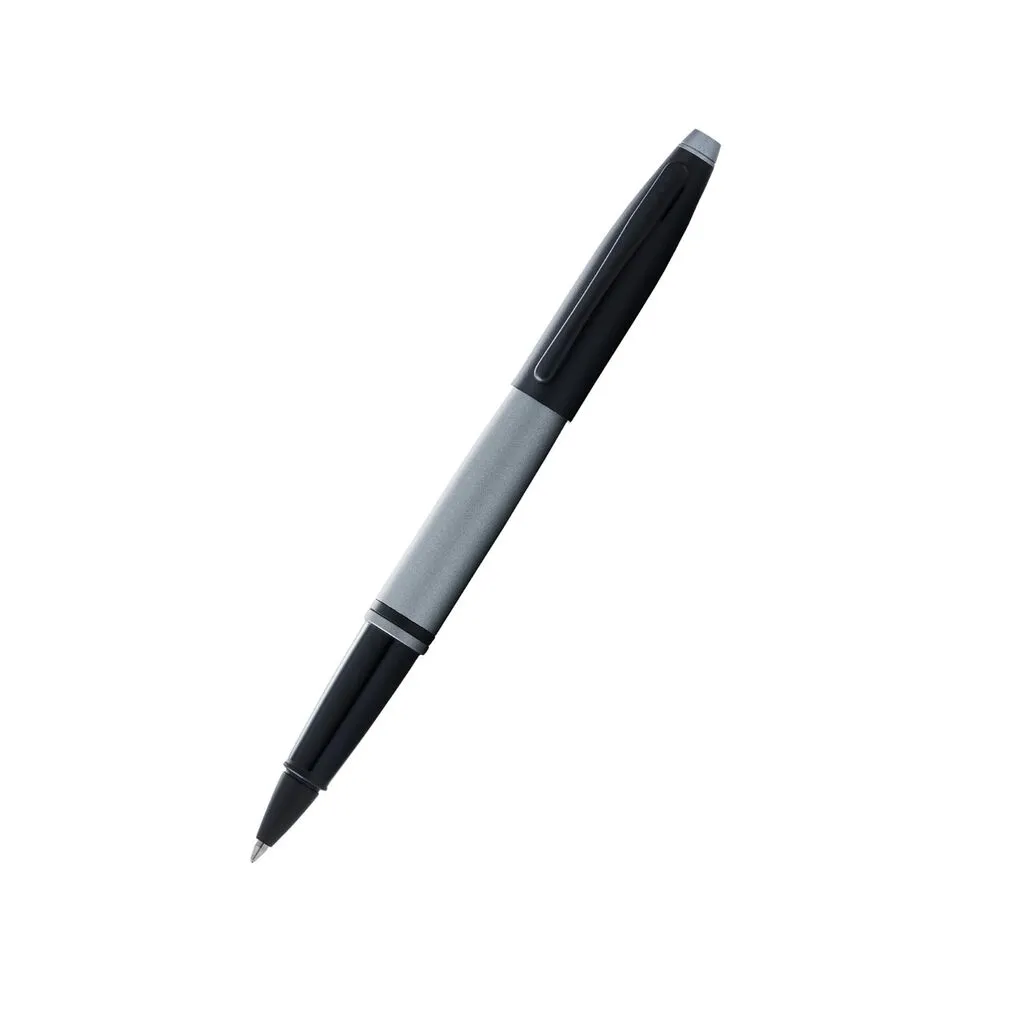 [AT0115-26] Cross Calais Matte Gray and BlackLacquer with BlackLacquer Appointments Selectip Rollerball Pen
