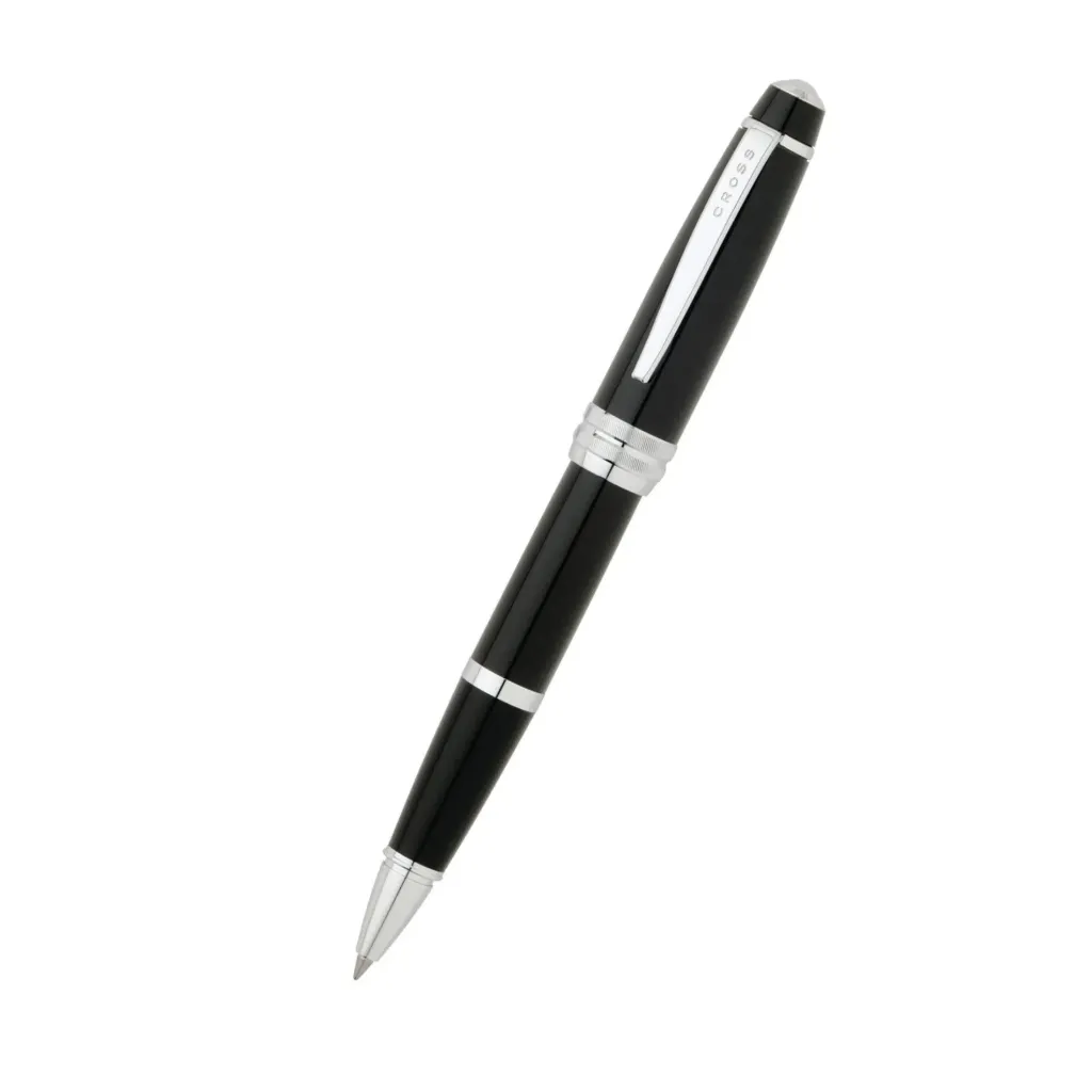 [AT0455-7] Cross Bailey BlackLacquer with Polished Chrome Appointments Selectip Rollerball Pen