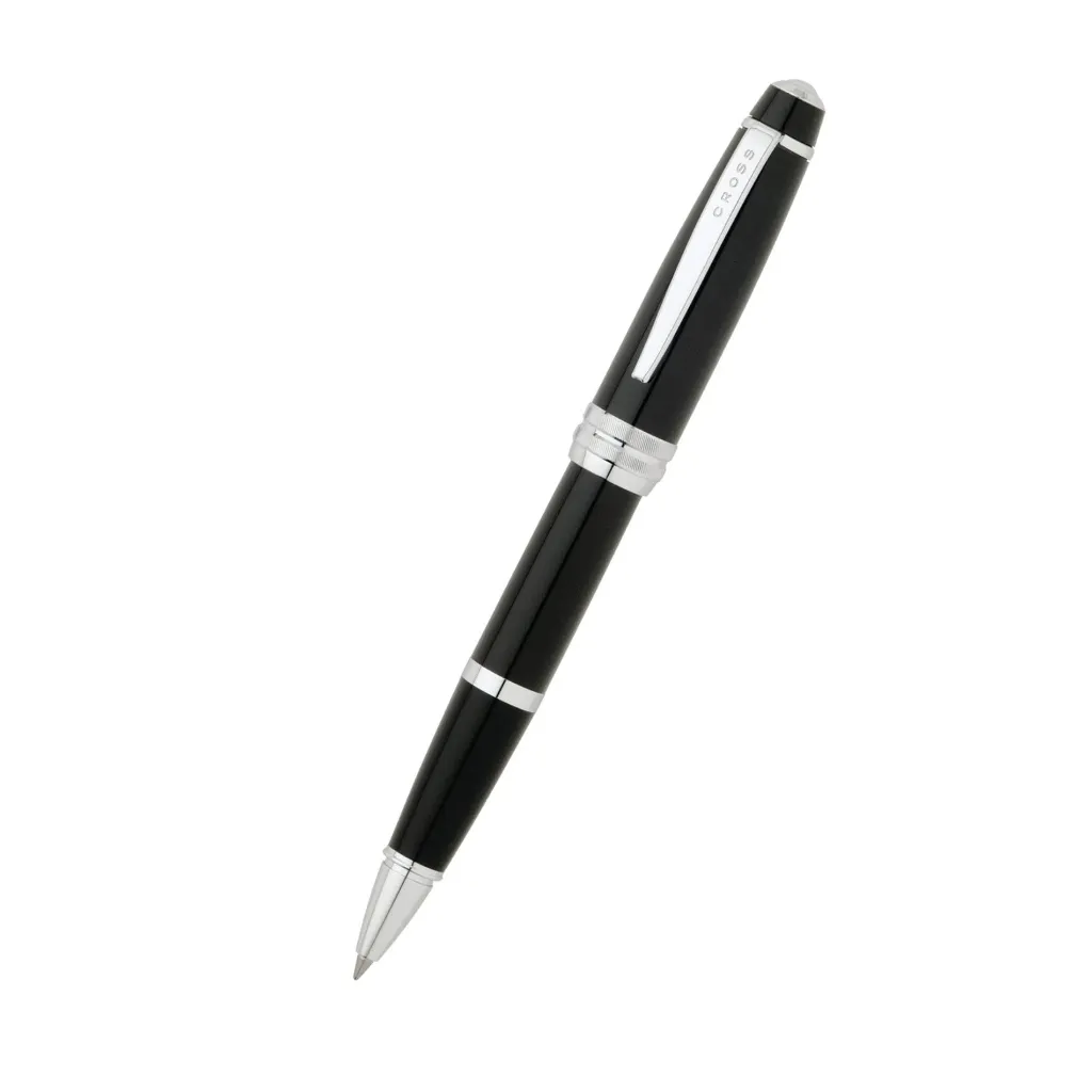 [AT0455-7] Cross Bailey BlackLacquer with Polished Chrome Appointments Selectip Rollerball Pen