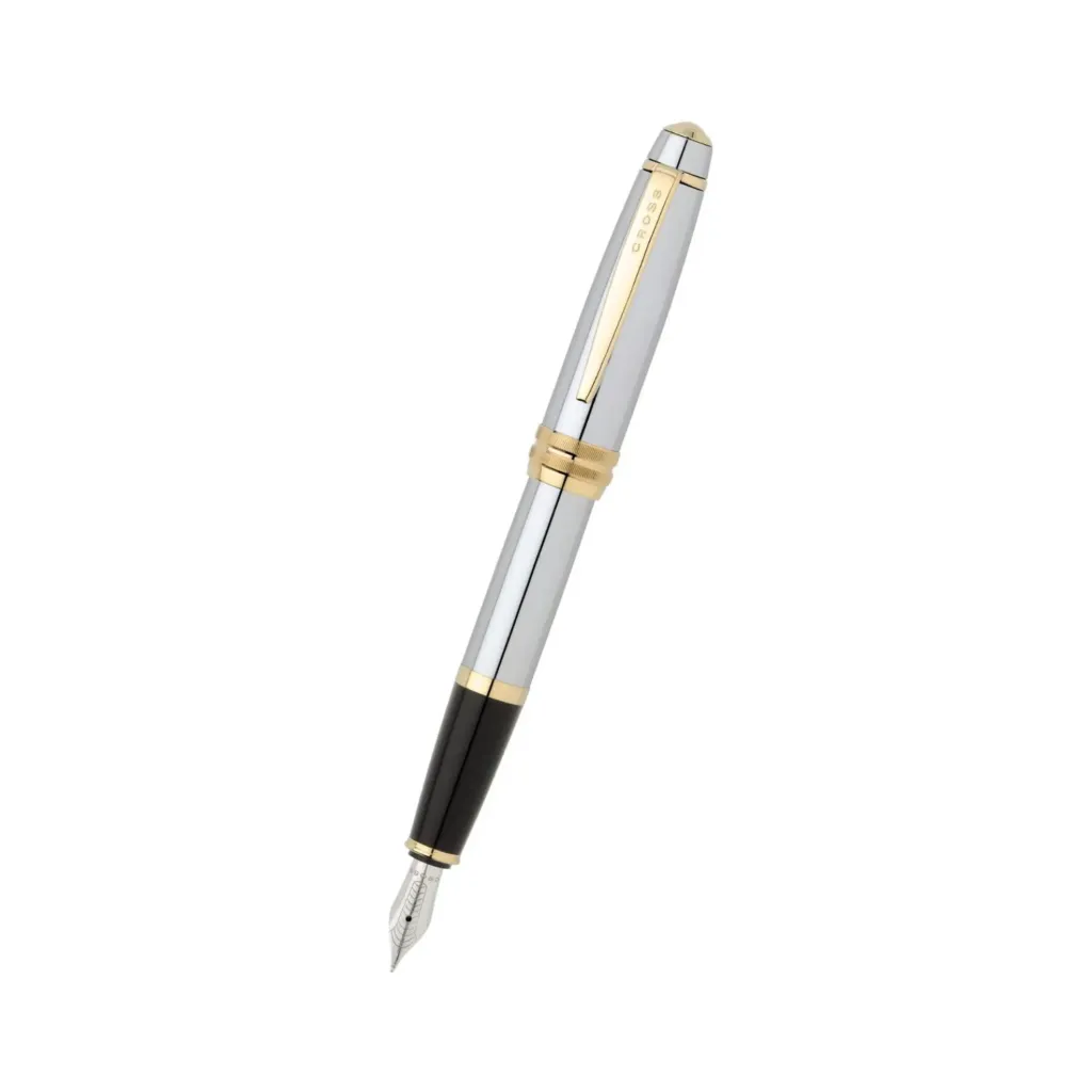 [AT0456-6MS] Cross Bailey Medalist with 23KT Gold Plated Appointments and Medium Stainless Steel Nib Fountain Pen
