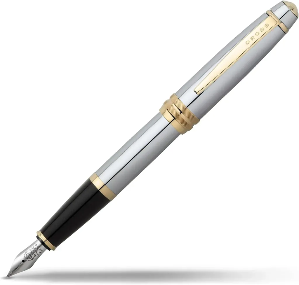 [AT0456-6MS] Cross Bailey Medalist with 23KT Gold Plated Appointments and Medium Stainless Steel Nib Fountain Pen