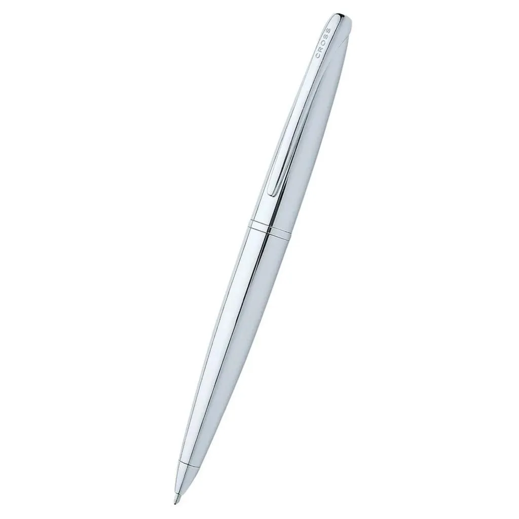[882-2] Cross ATX Pure Chrome with Polished Chrome Appointments Ballpoint Pen